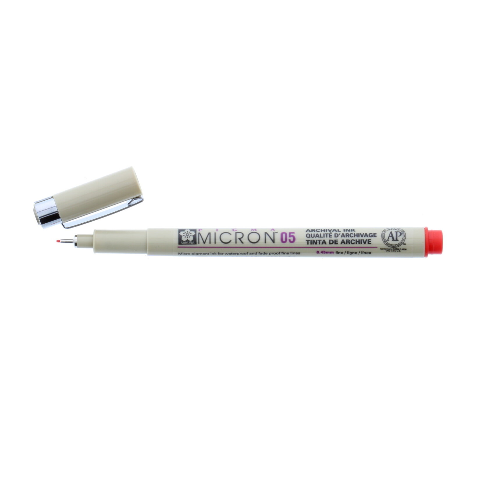 Sakura Micron Pen 05 - .45Mm Red