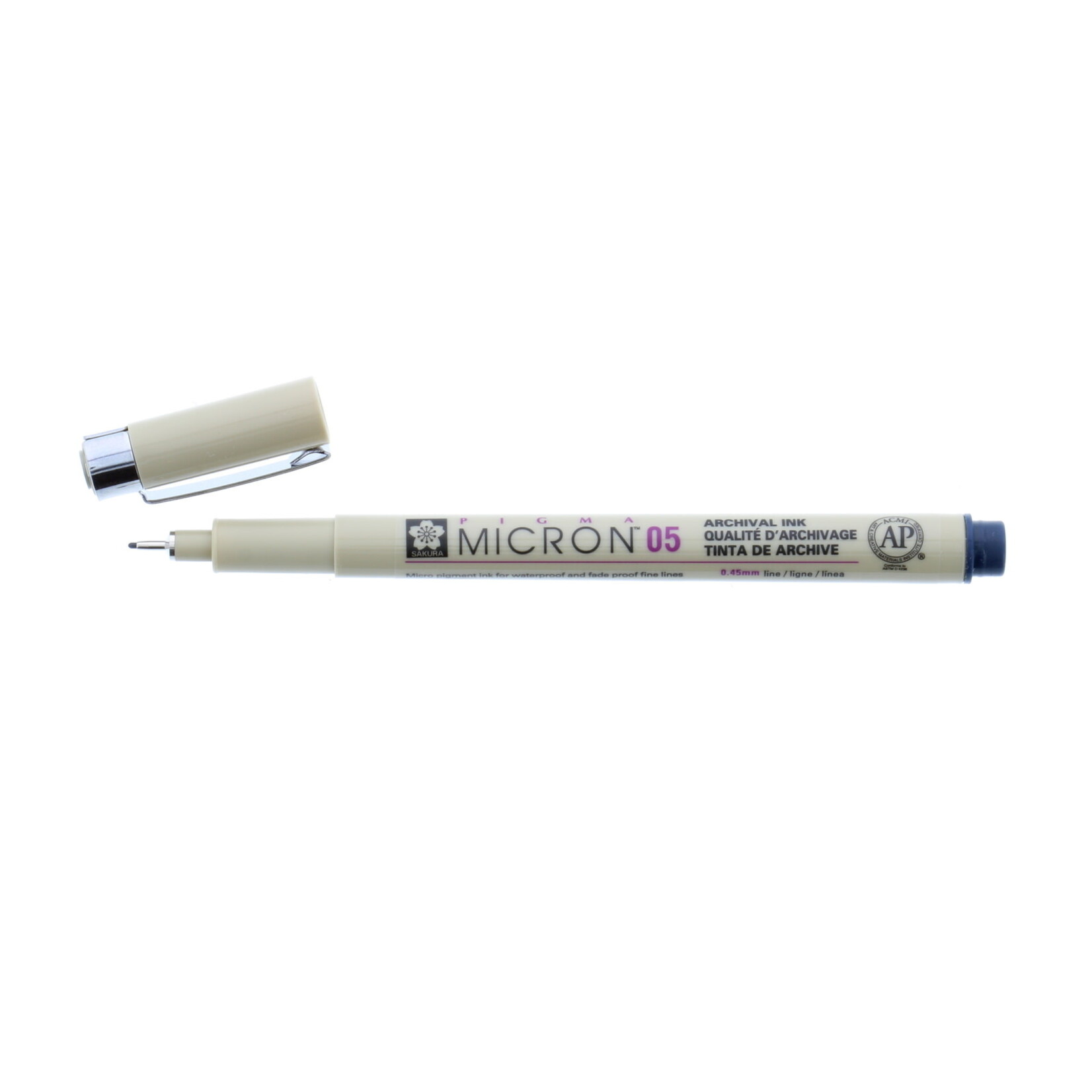 Sakura Micron Pen 05 - .45Mm Blue / Black