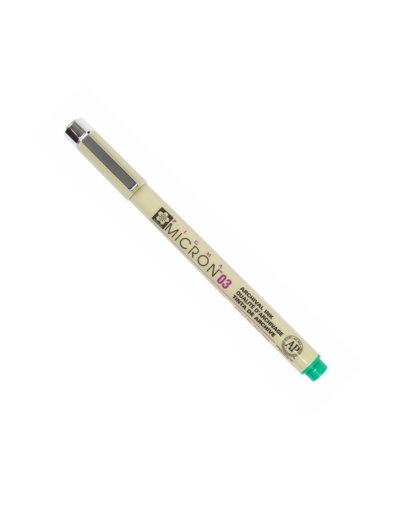 Sakura Micron Pen 03 - .35Mm Green