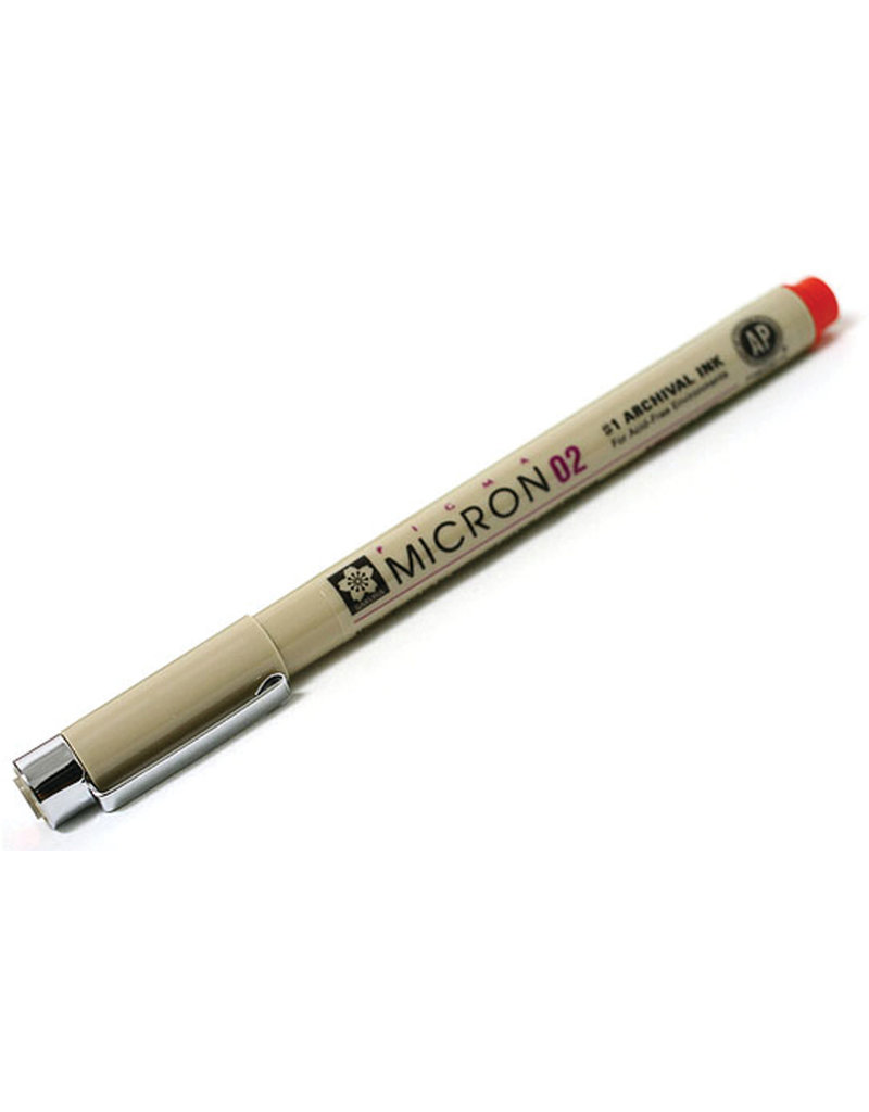 Sakura Micron Pen 02 - .30Mm Red - MICA Store