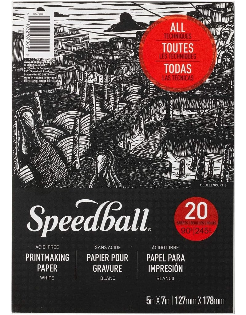 Speedball Speedball Printmaking Paper Pad 5''X7'' - MICA Store
