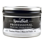 Speedball 8Oz Professional Relief Ink Titanium White