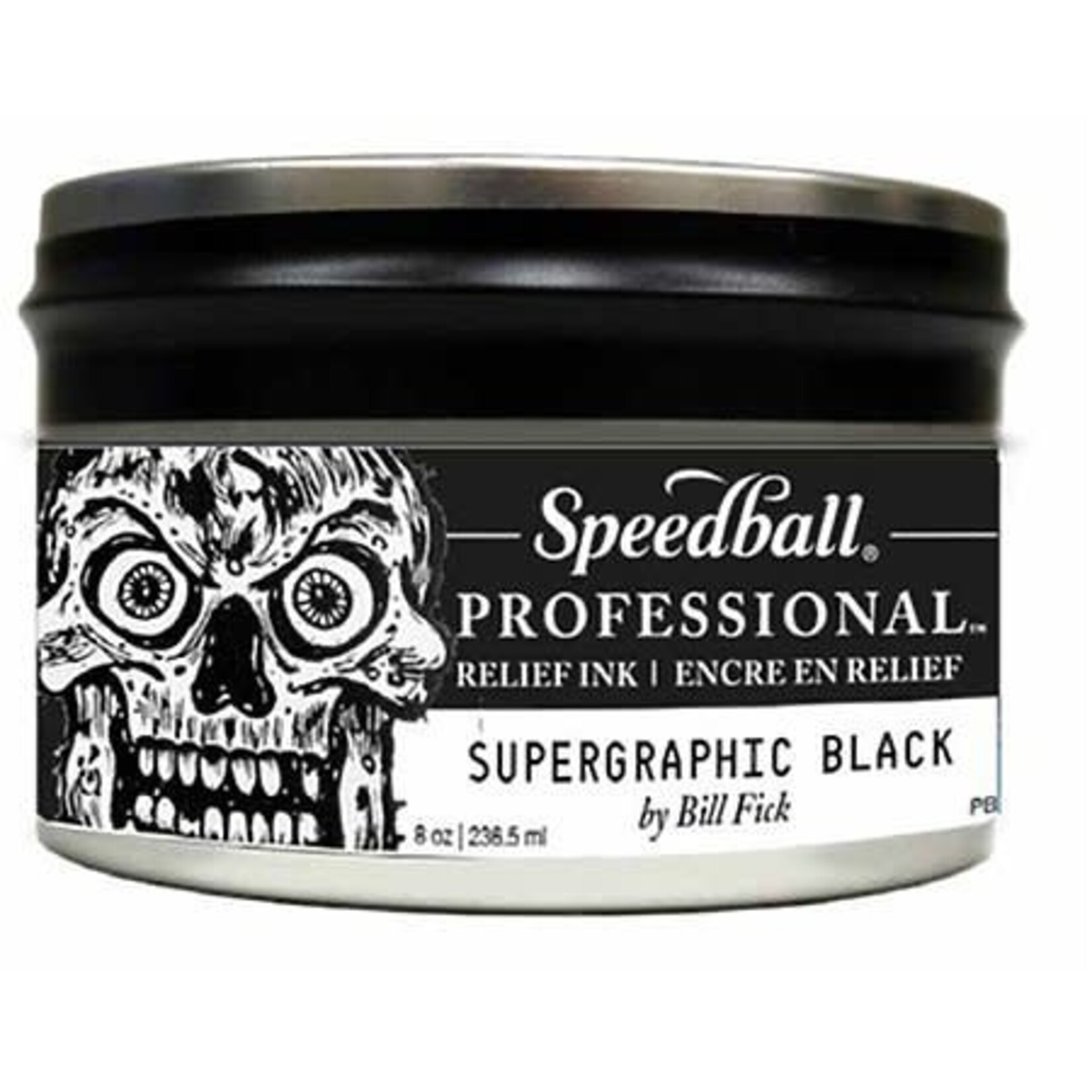 Speedball 8Oz Professional Relief Ink Supergraphic Black