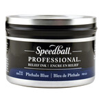 Speedball 8Oz Professional Relief Ink Phthalo Blue