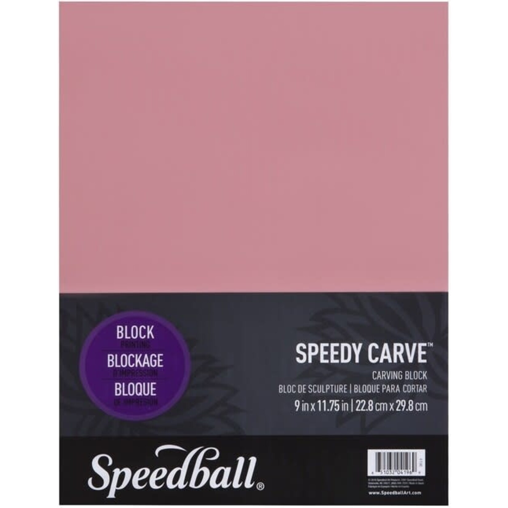 Speedball Speedycarve Block Pink 9''x11.75''