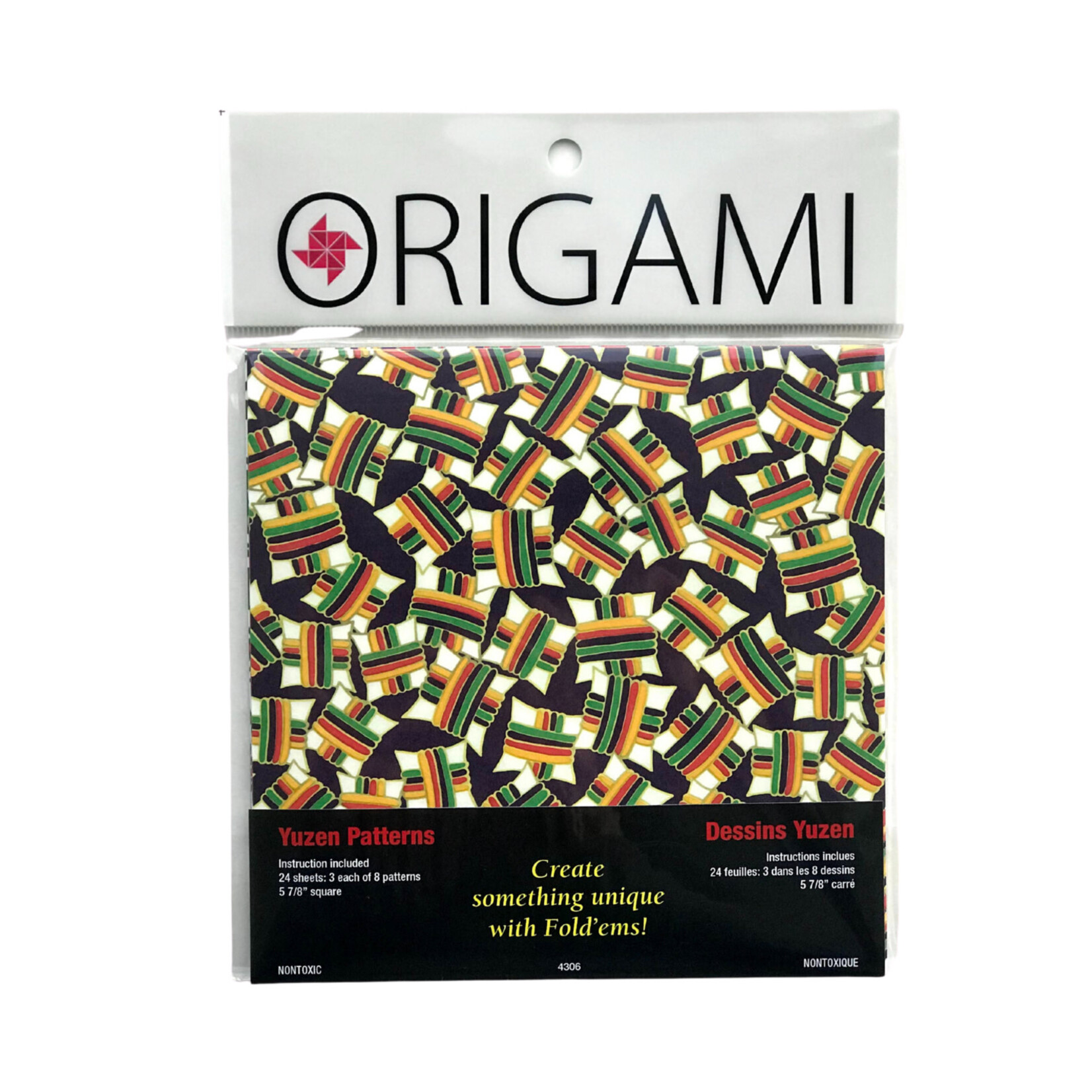 Yasutomo Origami Yuzen Pattern 24 Shts