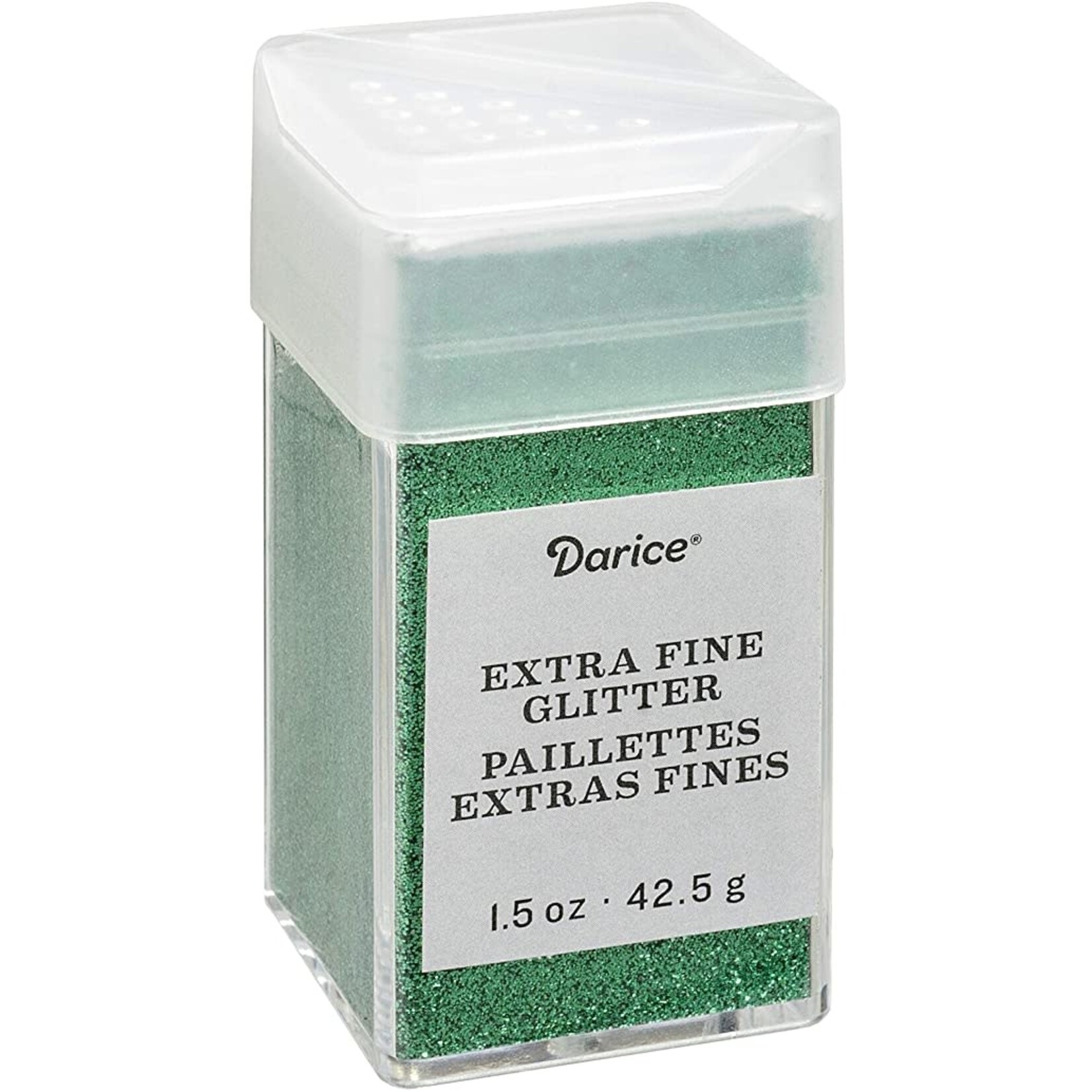 Darice Extra Fine Glitter: Emerald, 1.5 Ounces