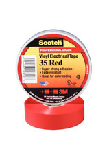 Scotch 3m Tape Electrical Red 3/4Inx66Ft