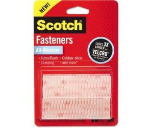 Scotch Heavy-Duty Fasteners, Clear - 2 Sets Of 1'' X 3'' Strips - MICA Store