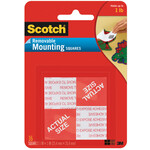 Scotch 3m Scotch Removable Mounting Squares .7'' - 16 Pack