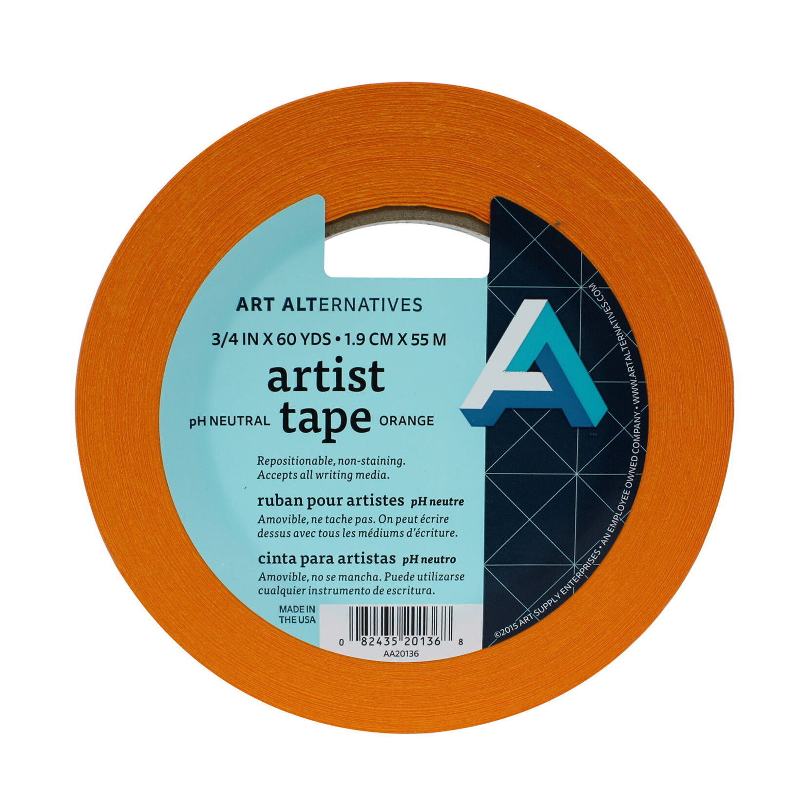 Art Alternatives Tape Artist Orange 3/4Inx60Yd