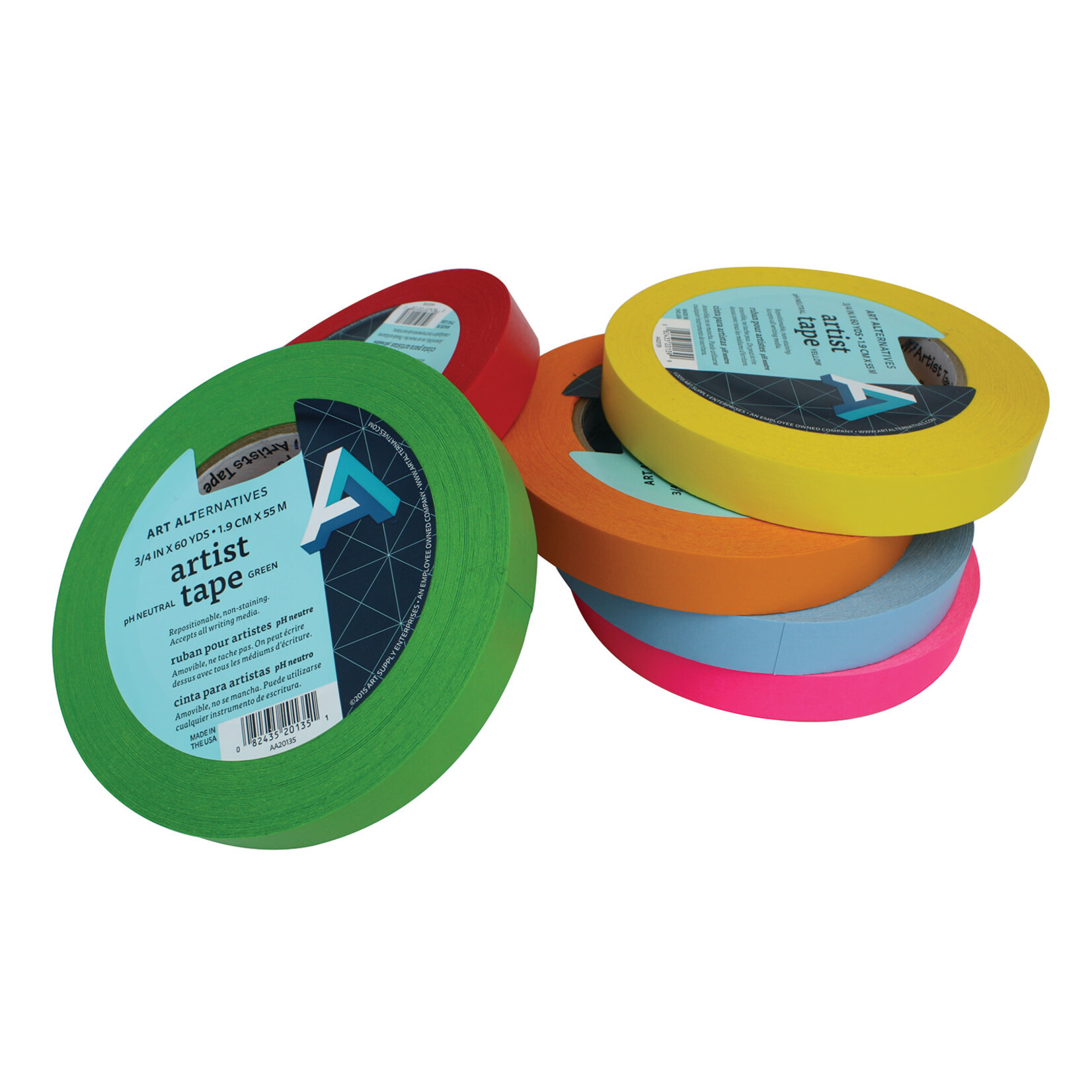 Art Alternatives Tape Artist Yellow 3/4in x 60Yd