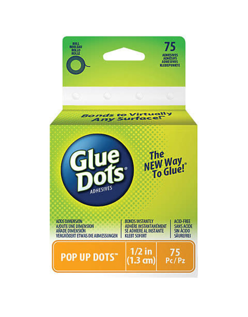 Glue Dots Pop Up Glue Dots, 75 Dots