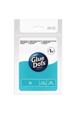 Glue Dots XL Glue Dots Sheets, 1" Diam.