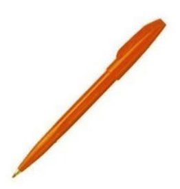 Pentel Fiber Tip Sign Pen Orange