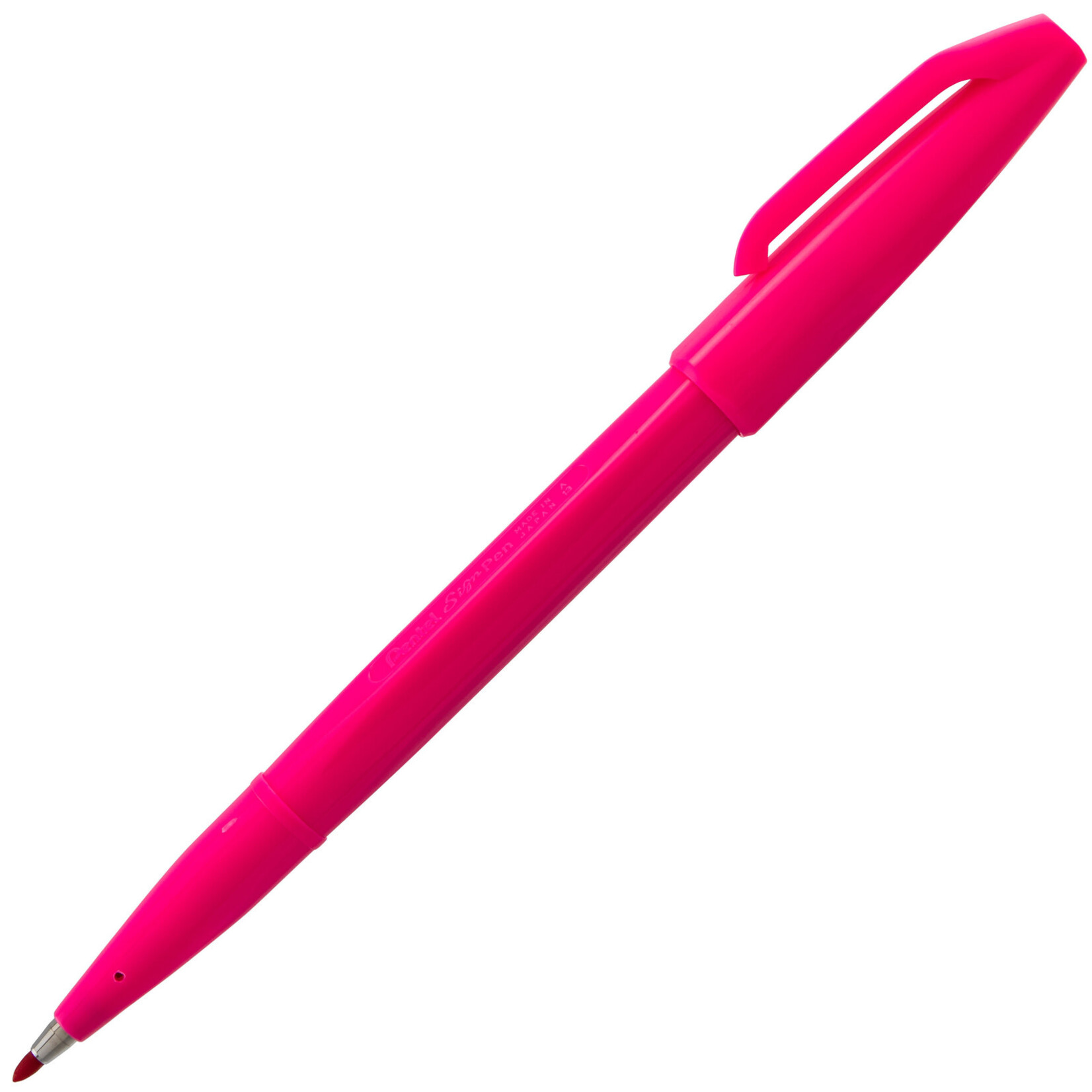Pentel Fiber Tip Sign Pen Pink