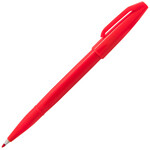 Pentel Fiber Tip Sign Pen Red