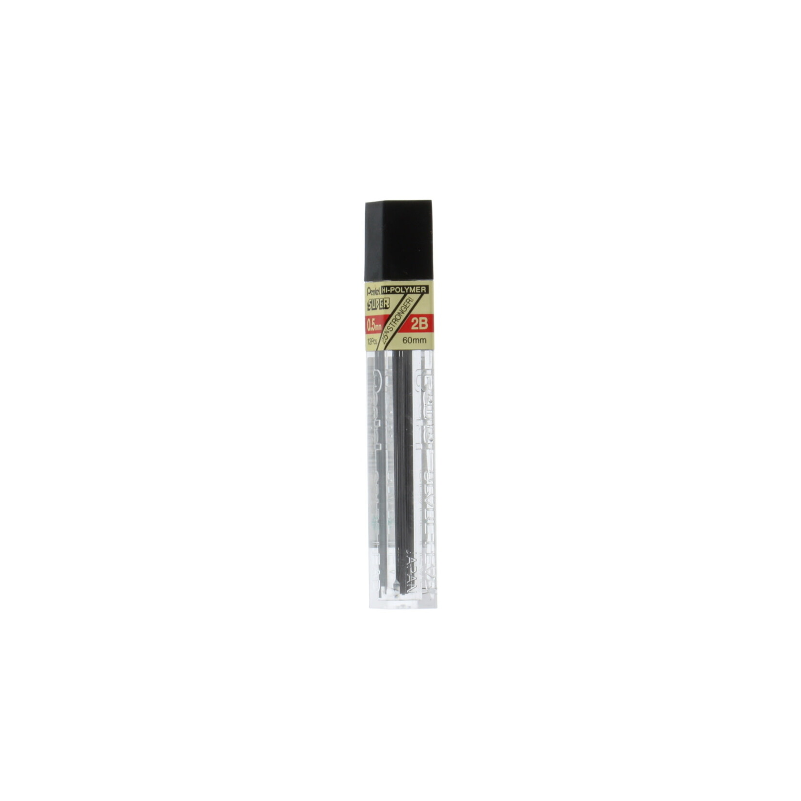 Pentel Lead Mechanical Pencil .5mm 2B (12/Tube)