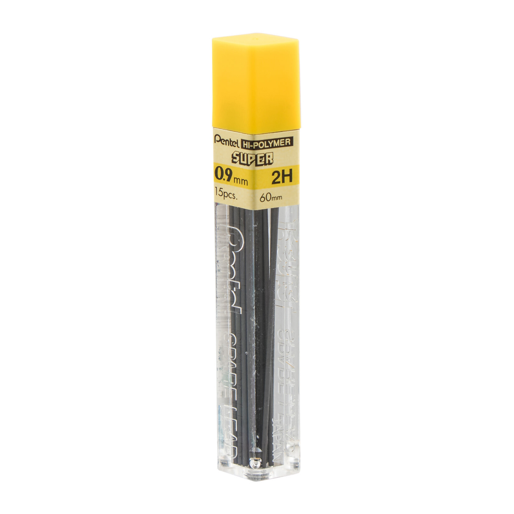Pentel Lead Mechanical Pencil .9Mm 2H (15/Tube)