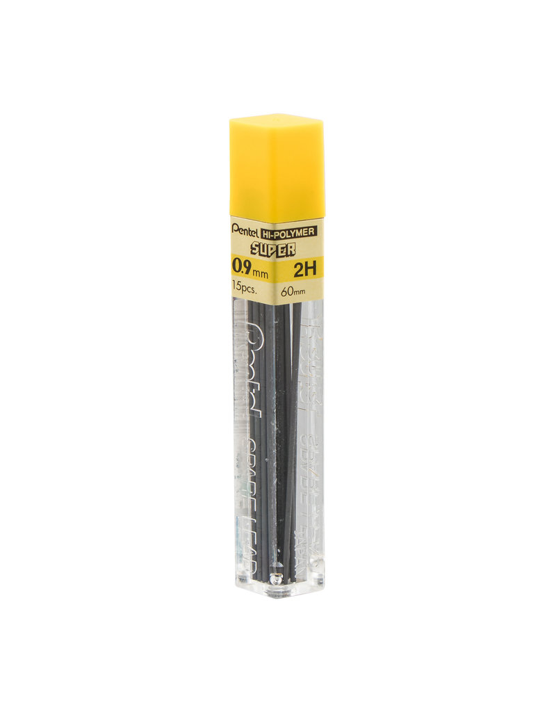 Pentel Lead Mechanical Pencil .9Mm 2H (15/Tube)