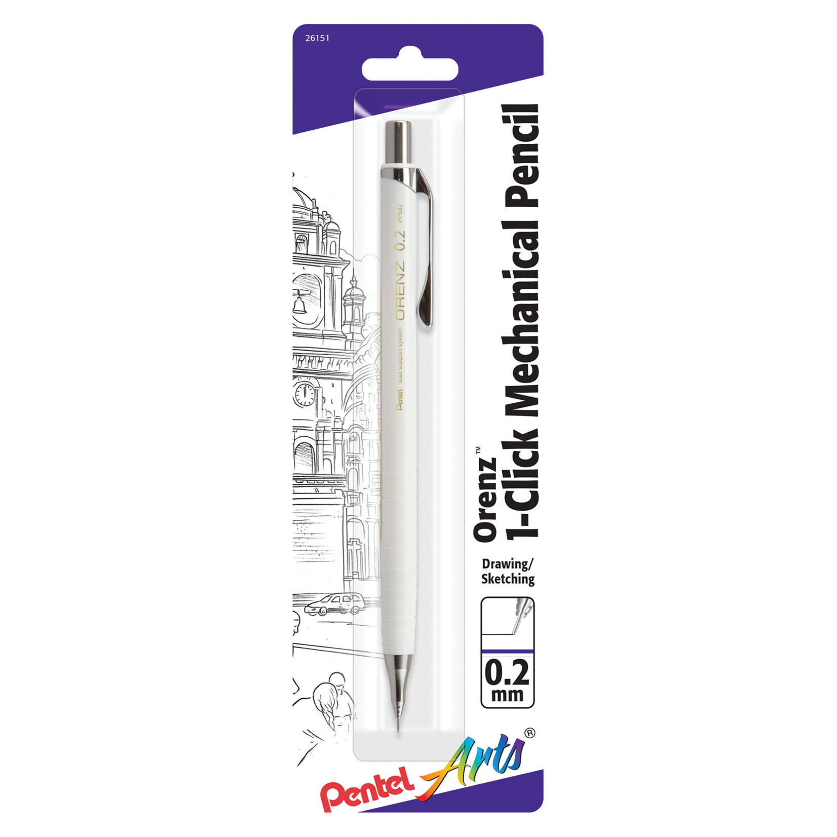 Pentel Orenz Mechanical Pencil 0.2Mm