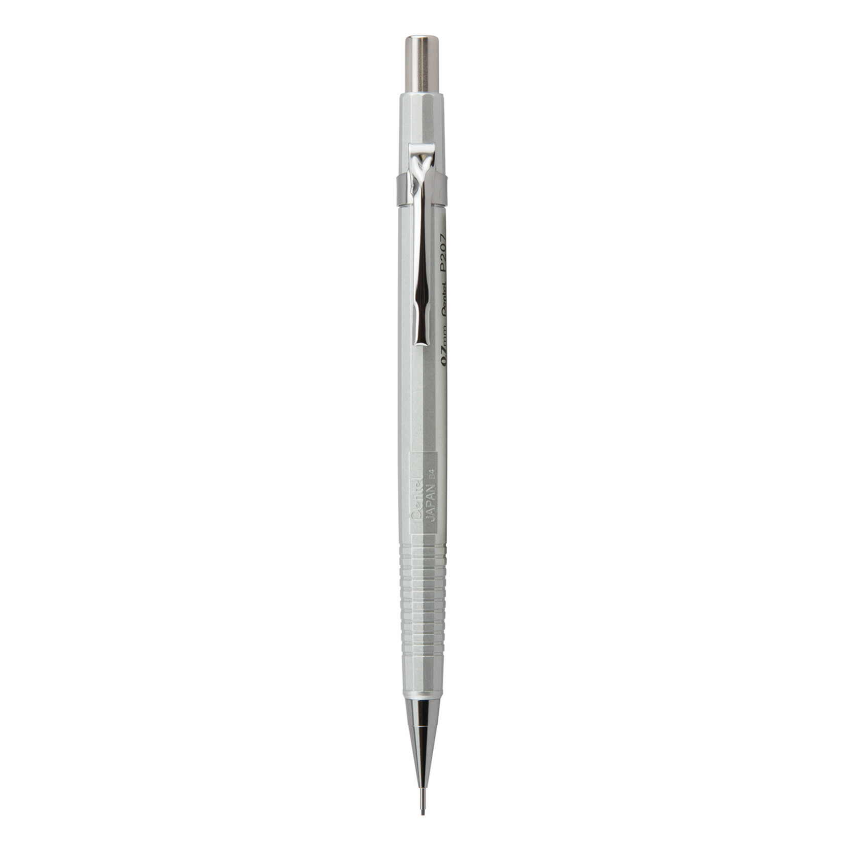 Pentel Sharp Mechanical Pencil .7mm Metallic Silver