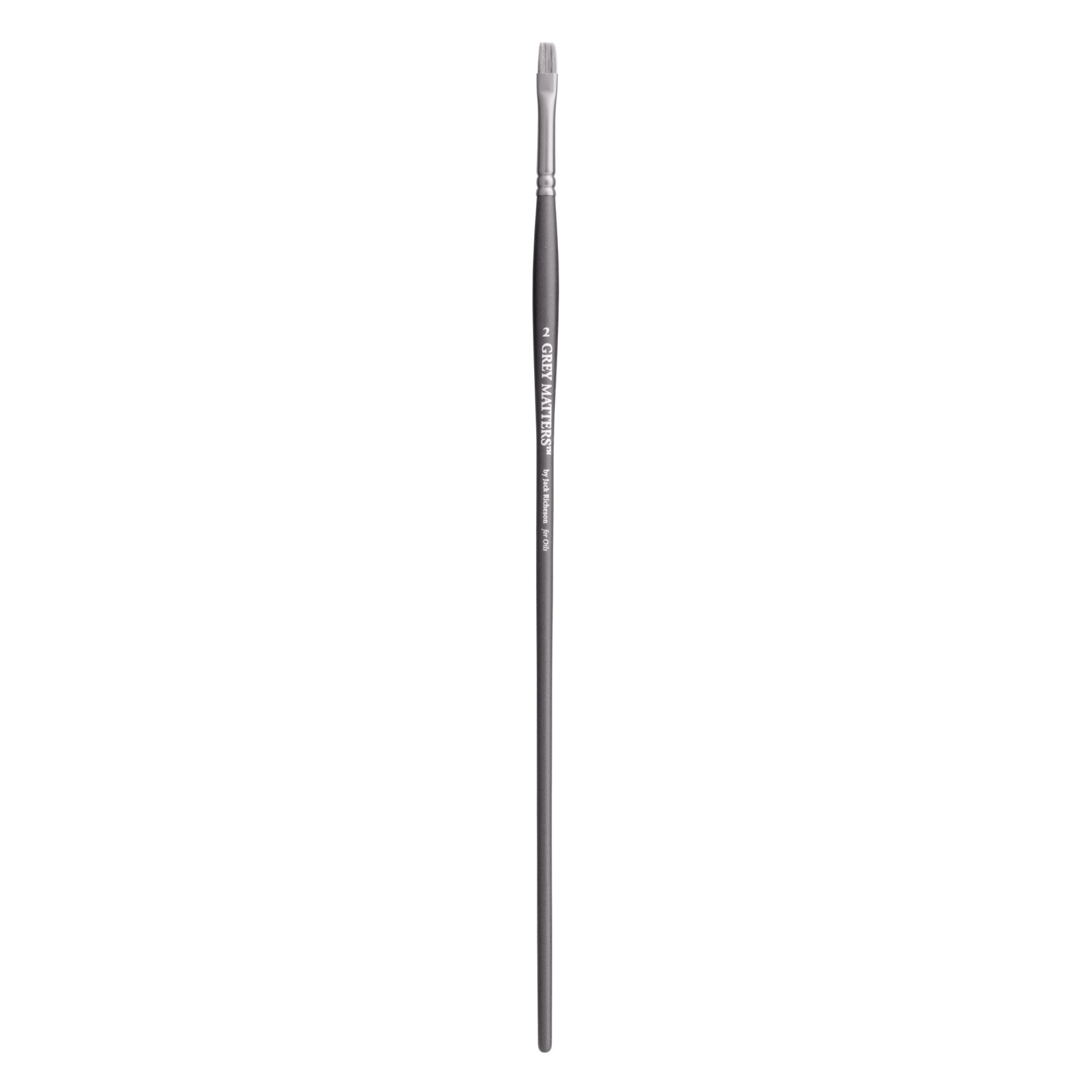 Jack Richeson Grey Matters Long Handle Oil & Acrylic Bright 2