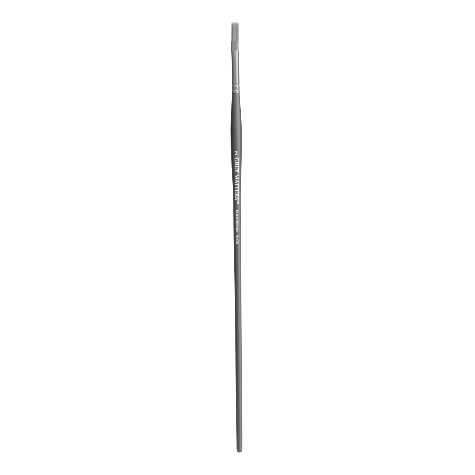 Jack Richeson Grey Matters Long Handle Oil & Acrylic Flat 2