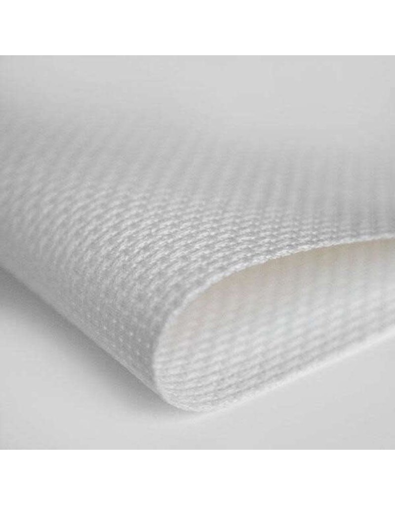 White Aida Cloth 14 Count by the foot - MICA Store