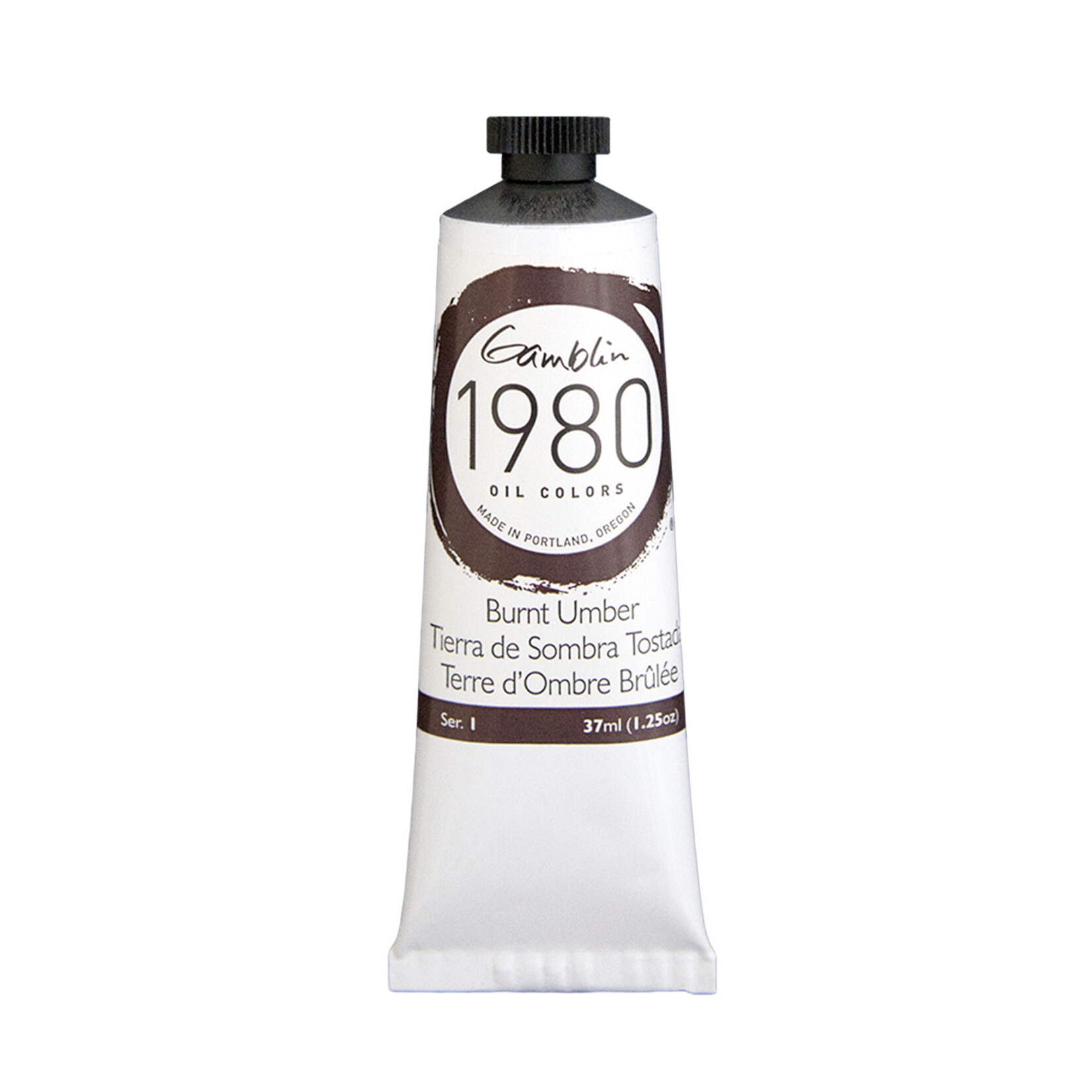 Gamblin 1980 Oil 37Ml Burnt Umber S1