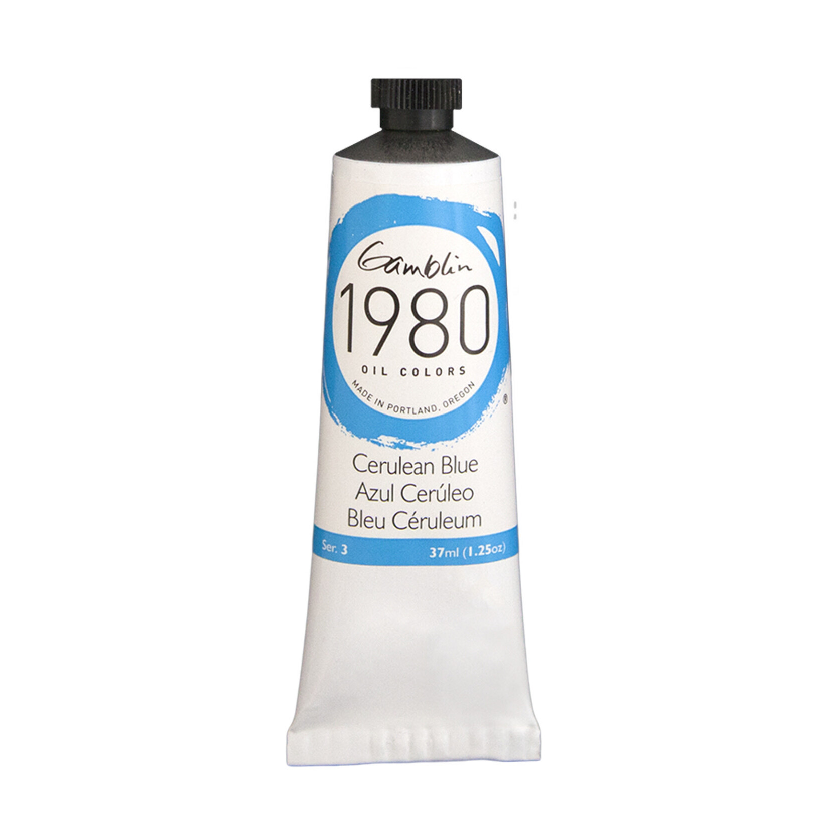 Gamblin 1980 Oil 37Ml Cerulean Blue S3