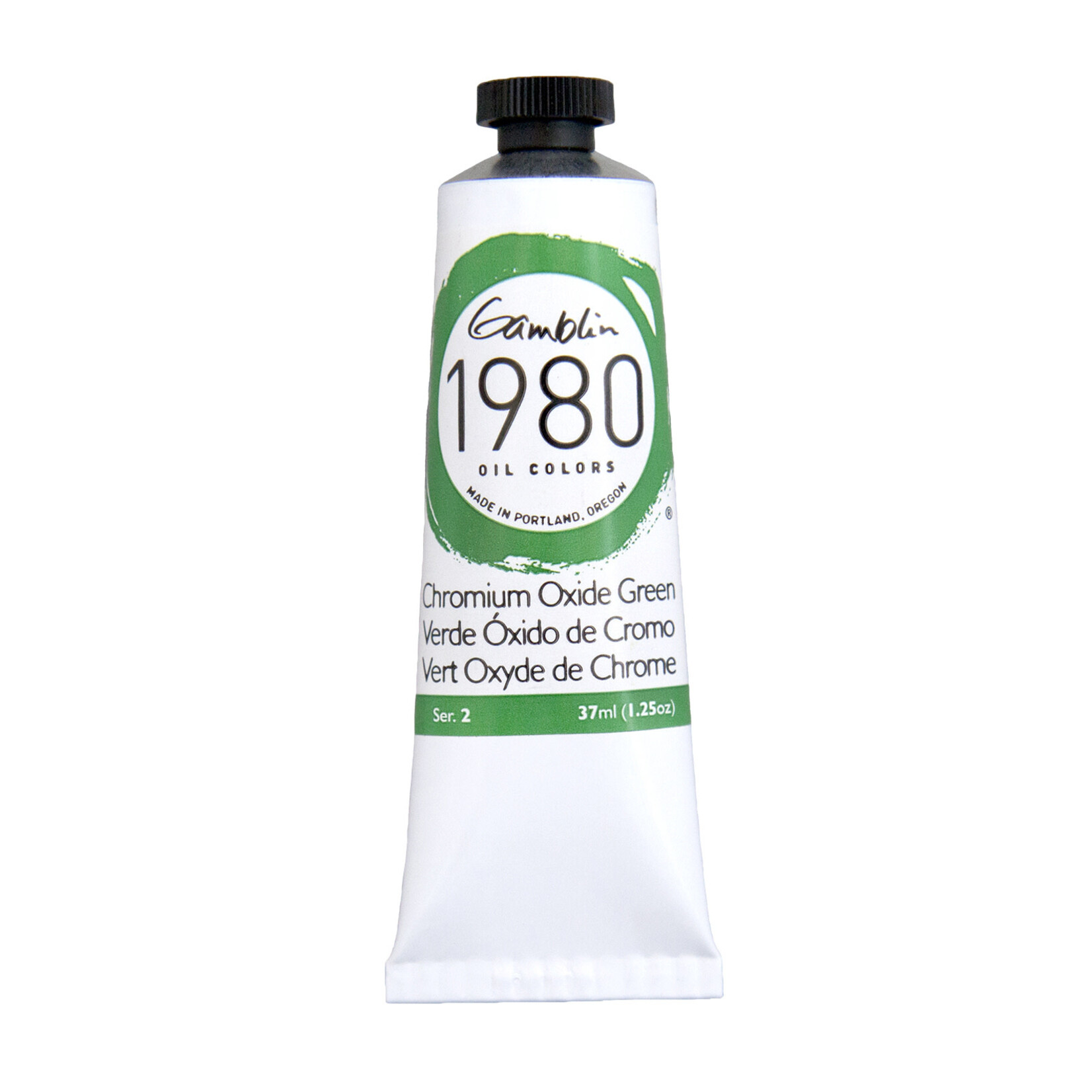 Gamblin 1980 Oil 37Ml Chromium Oxide Green