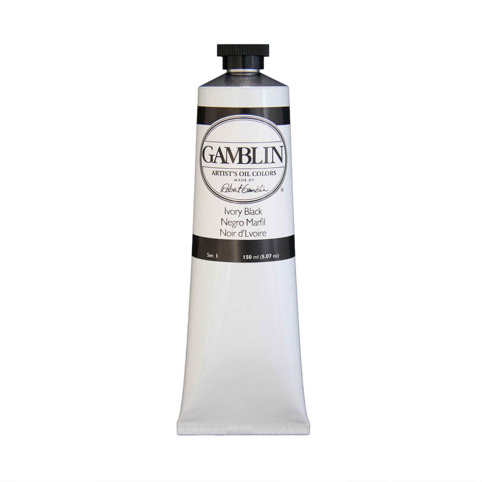 Gamblin Art Oil 150Ml S1 Ivory Black