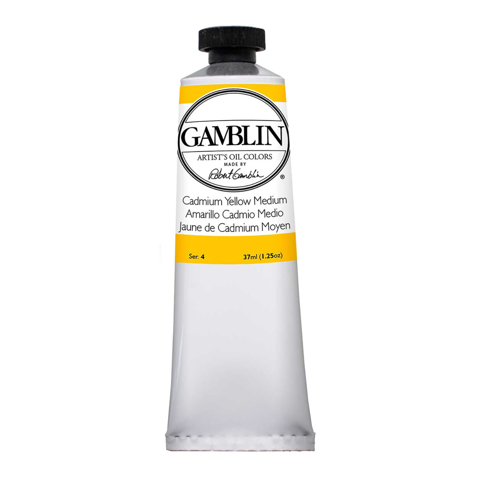 Gamblin Art Oil 37Ml S4 Cadmium Yellow Medium