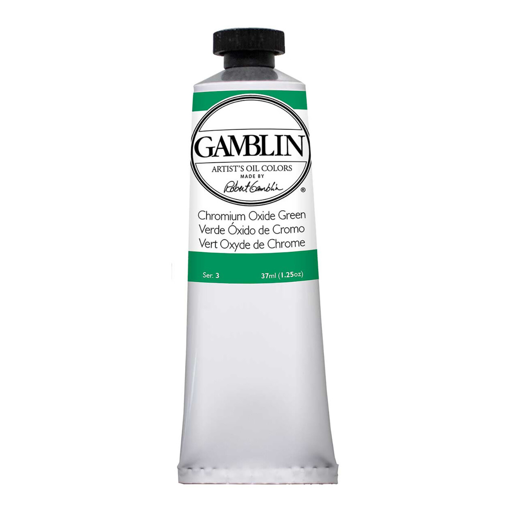 Gamblin Art Oil 37Ml Chromium Oxide Green