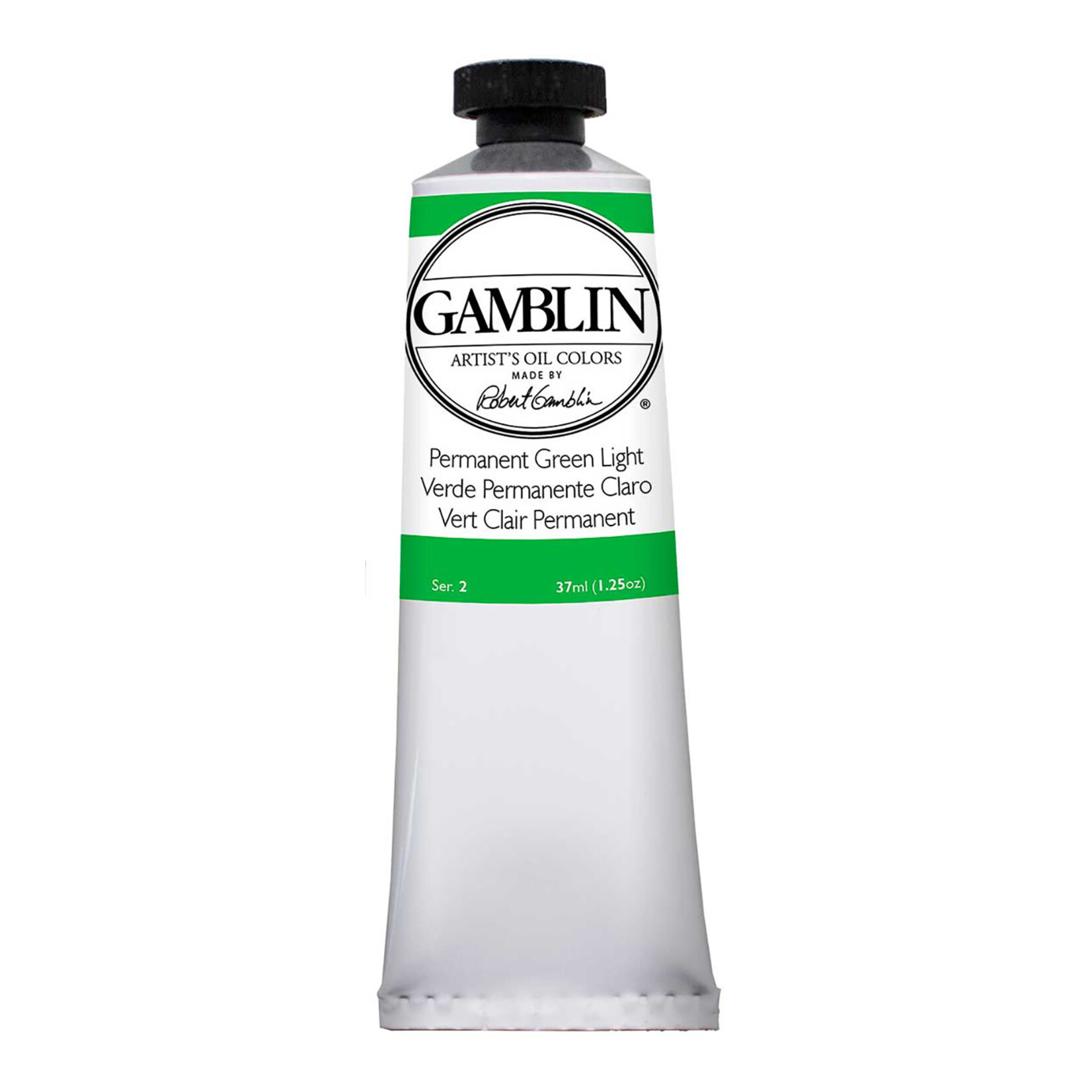 Gamblin Art Oil 37 ml Permanent Green Light