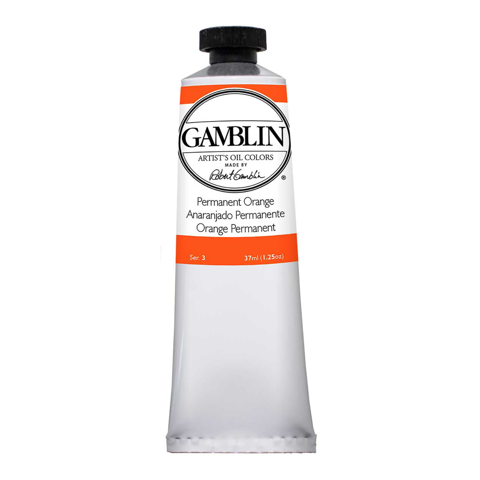 Gamblin Art Oil 37Ml S3 Permanent Orange