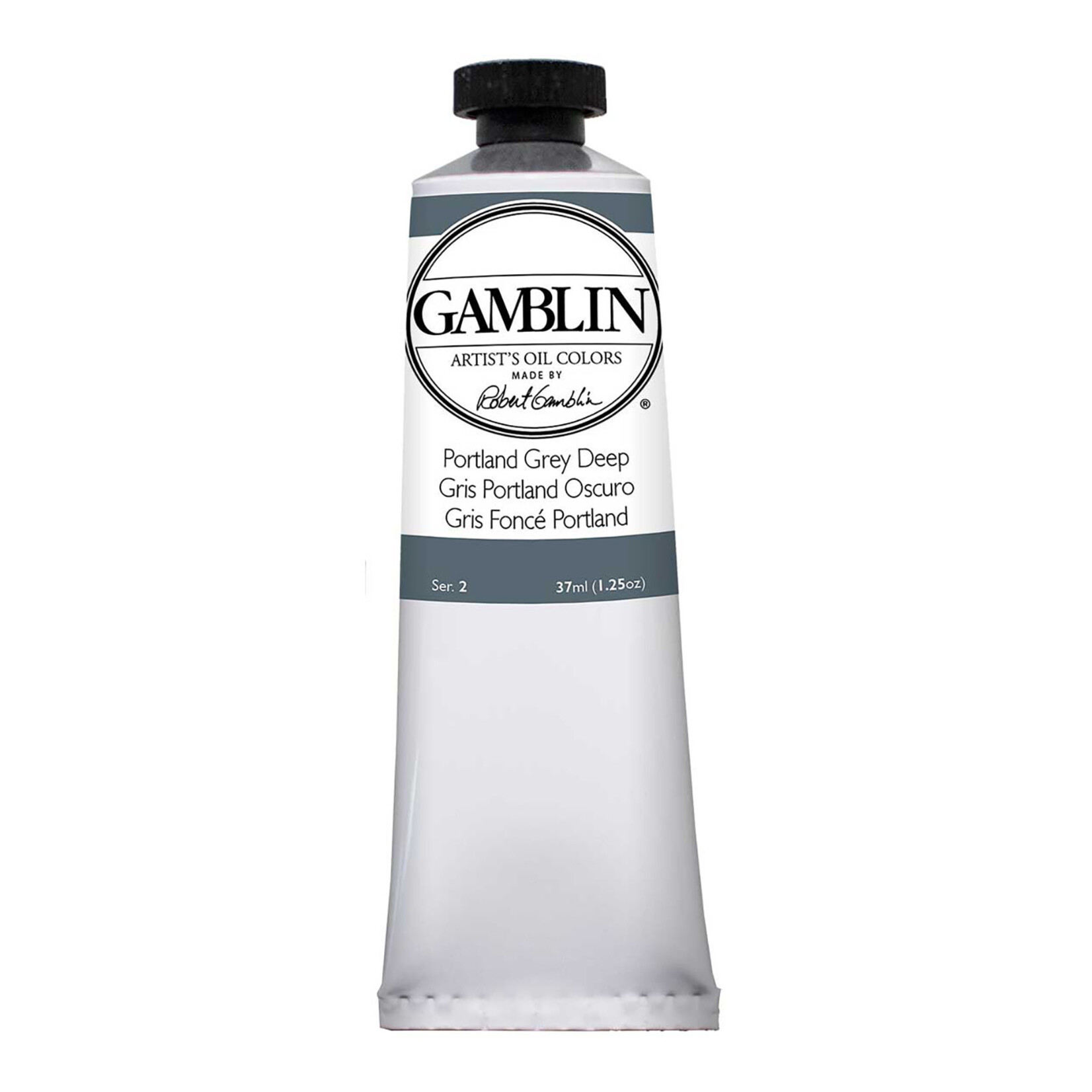 Gamblin Art Oil 37 ml Portland Grey Deep