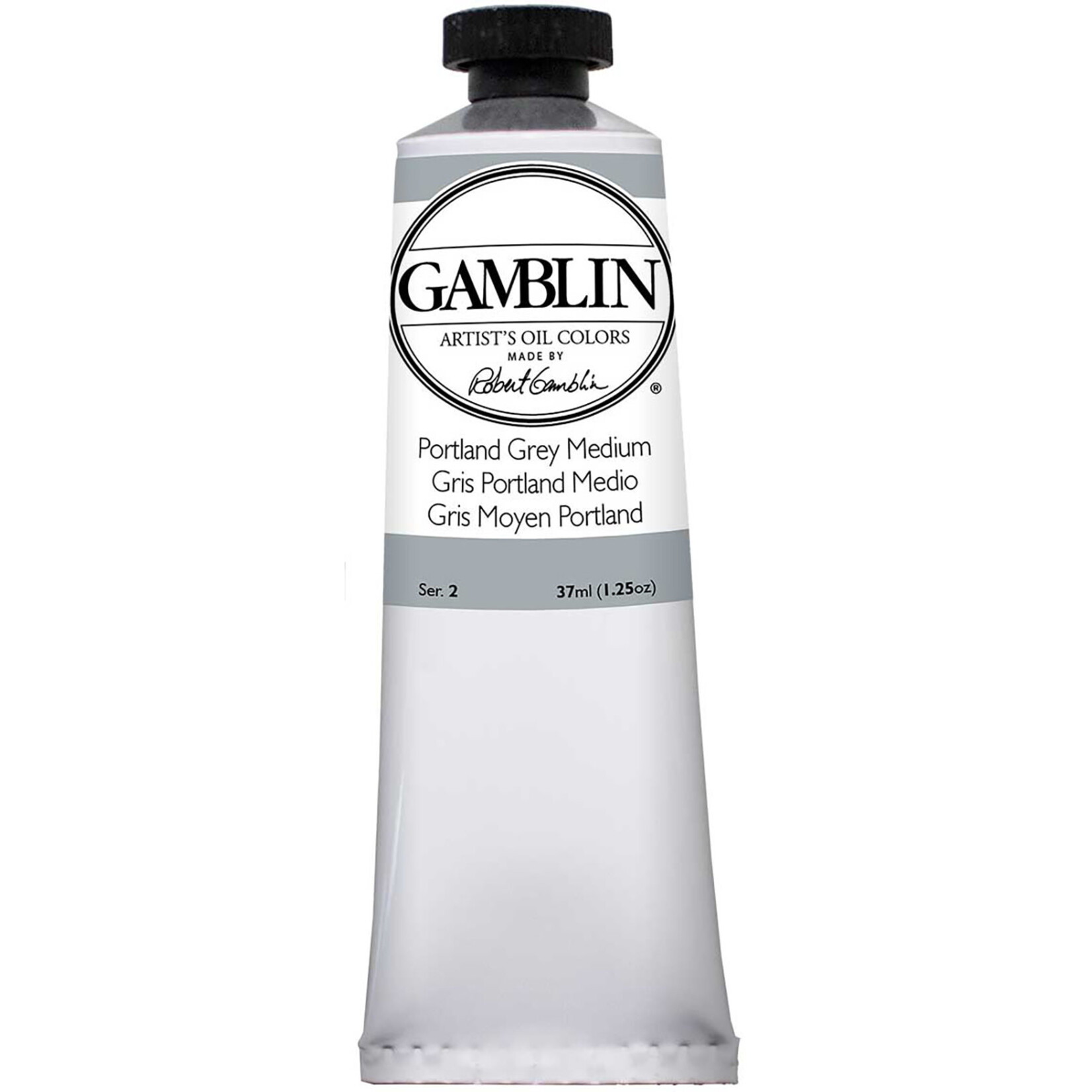 Gamblin Art Oil 37 ml Portland Grey Medium