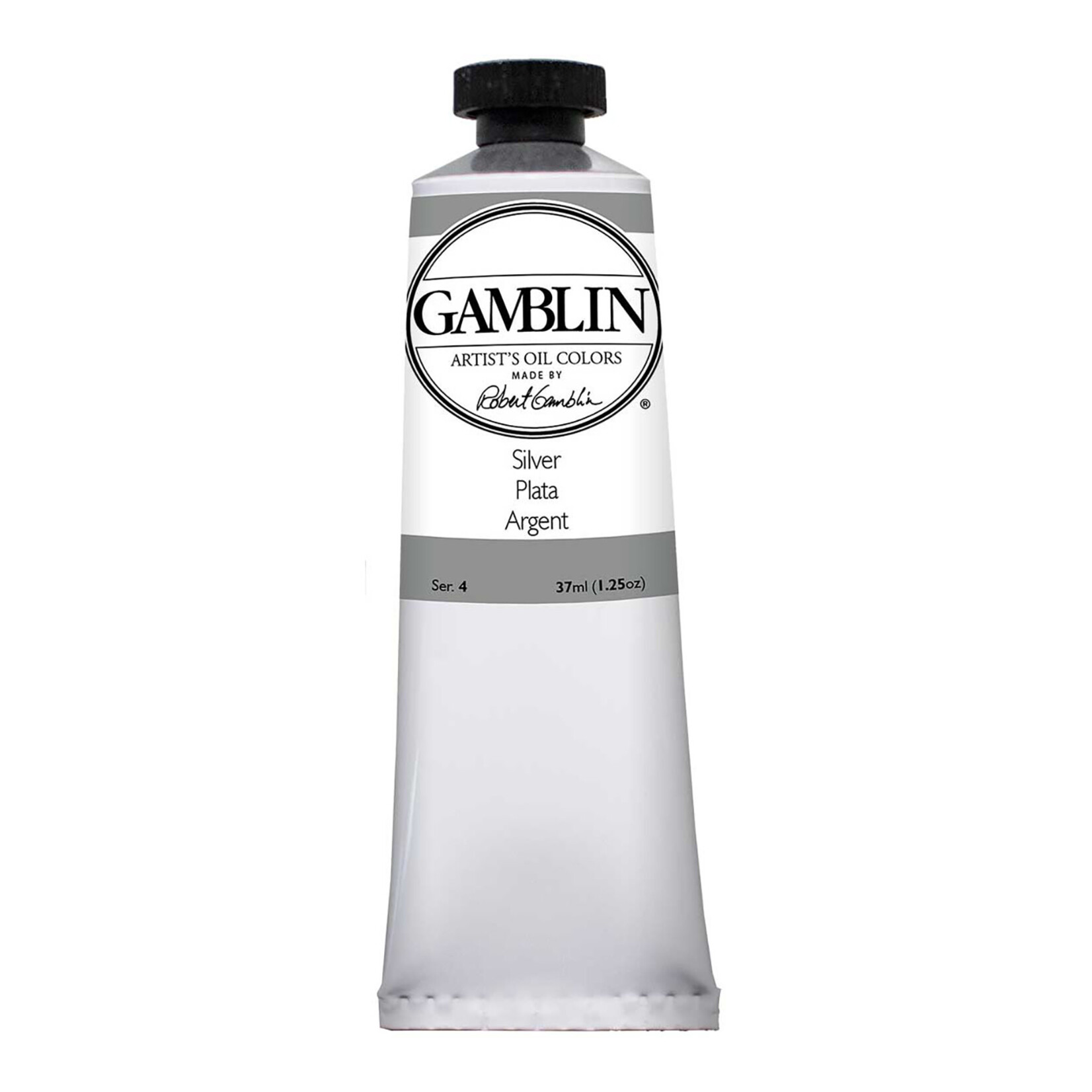 Gamblin Art Oil 37 ml Silver