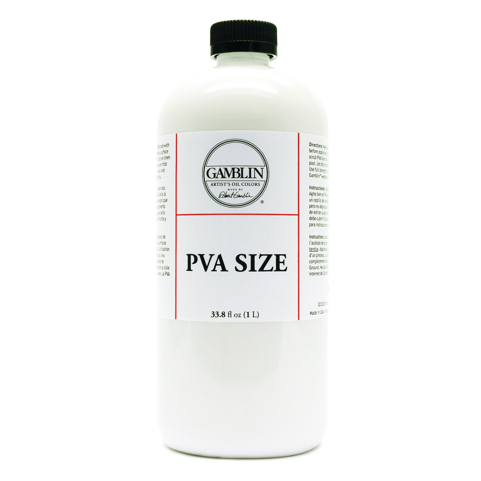 Gamblin Pva Size 33.8 fl oz (1 Liter)