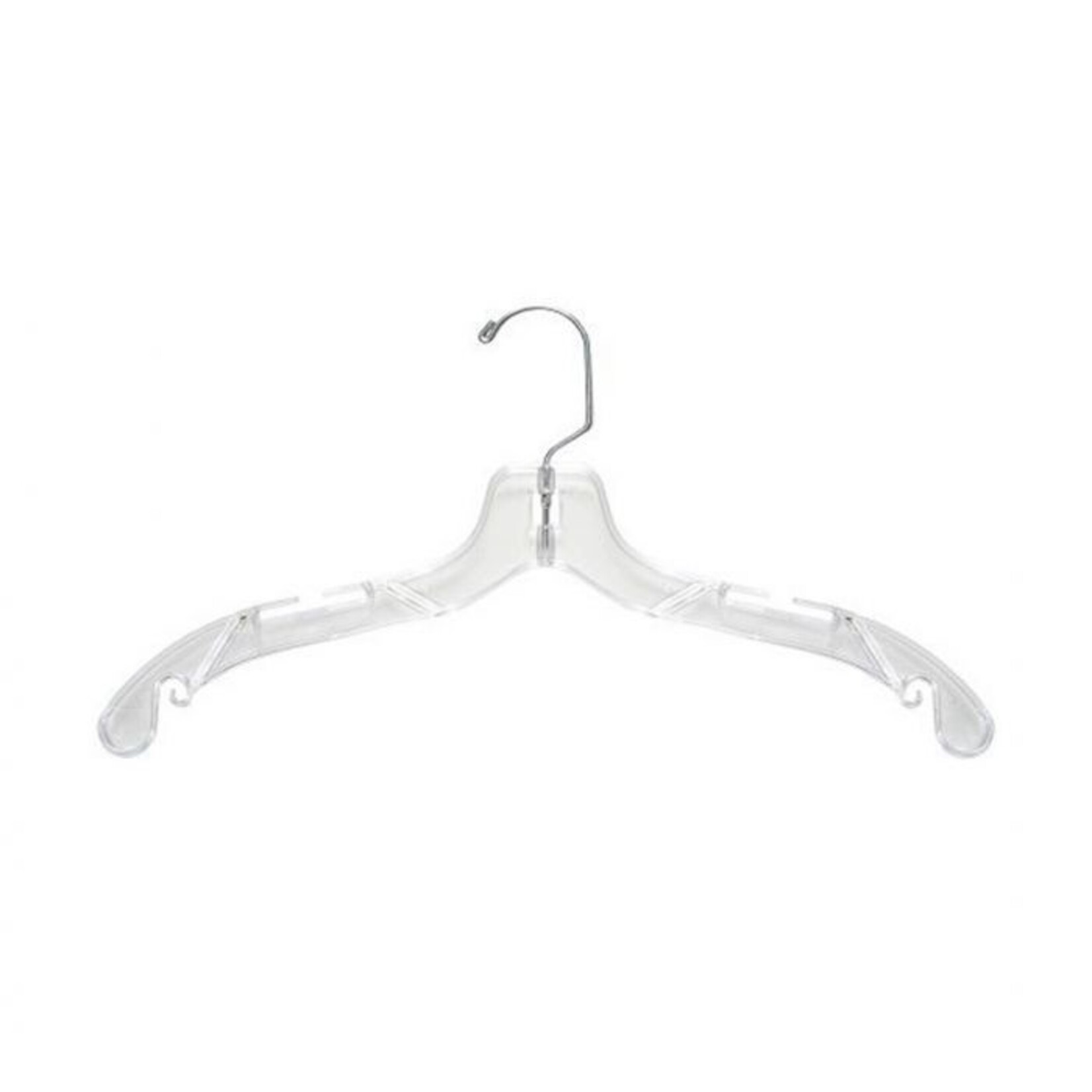 MICA Store Clothing Hanger set of 10 clear