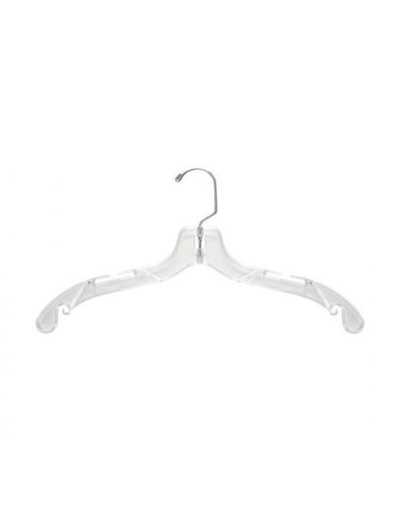 MICA Store Clothing Hanger set of 10 clear