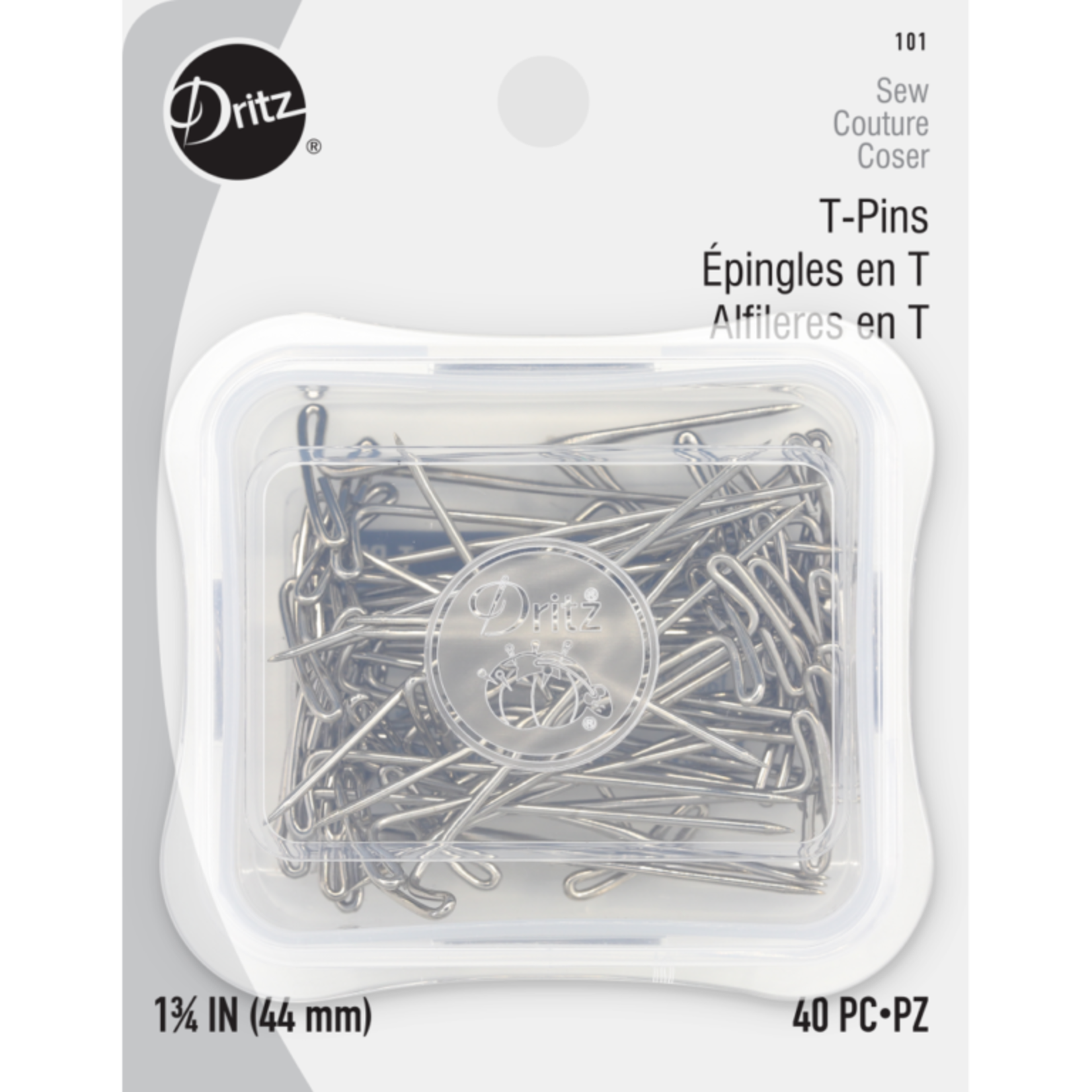 Dritz T Pins Size 28, 40 Count