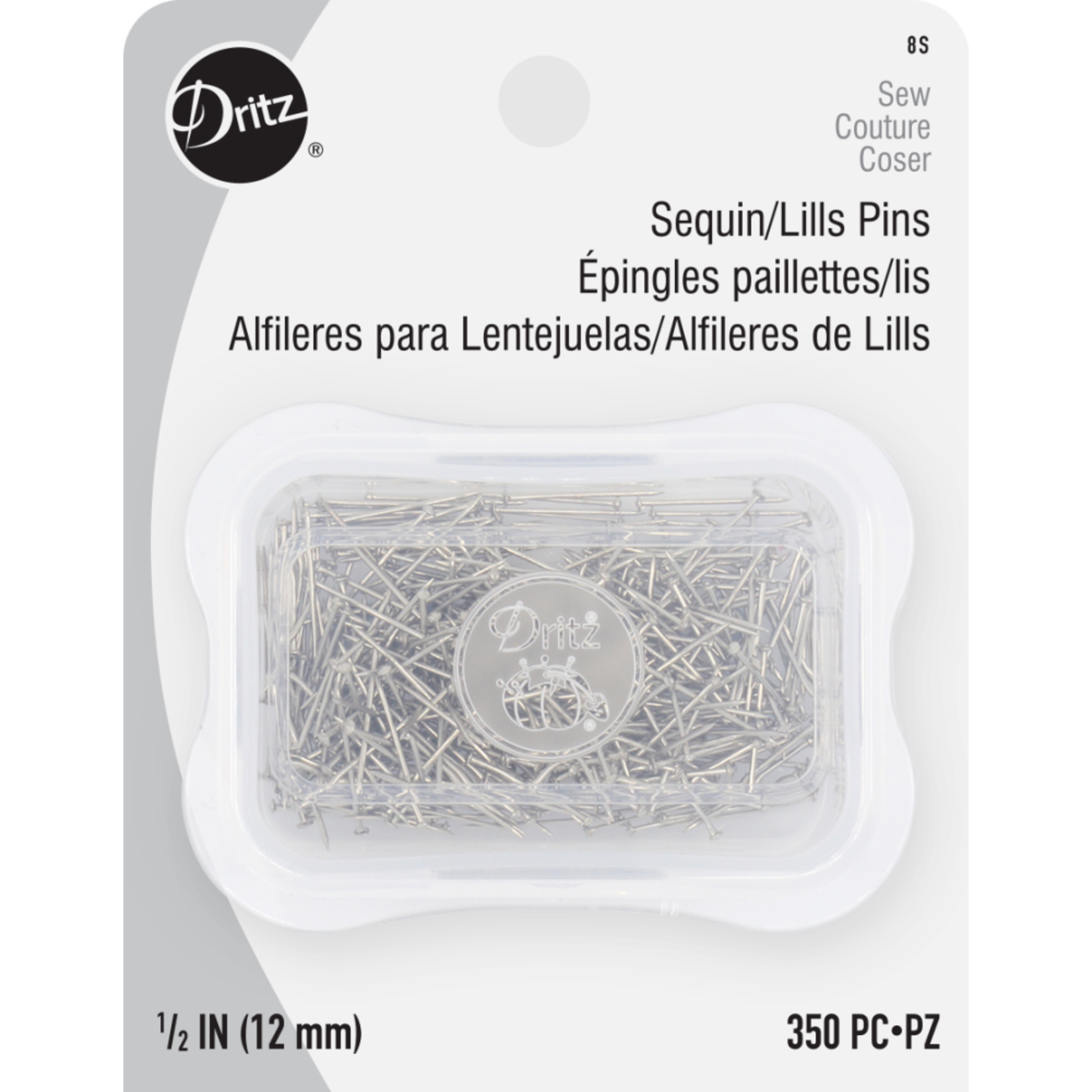 Dritz STEEL SEQUIN PINS