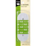 Knit Elastic White 1/4''