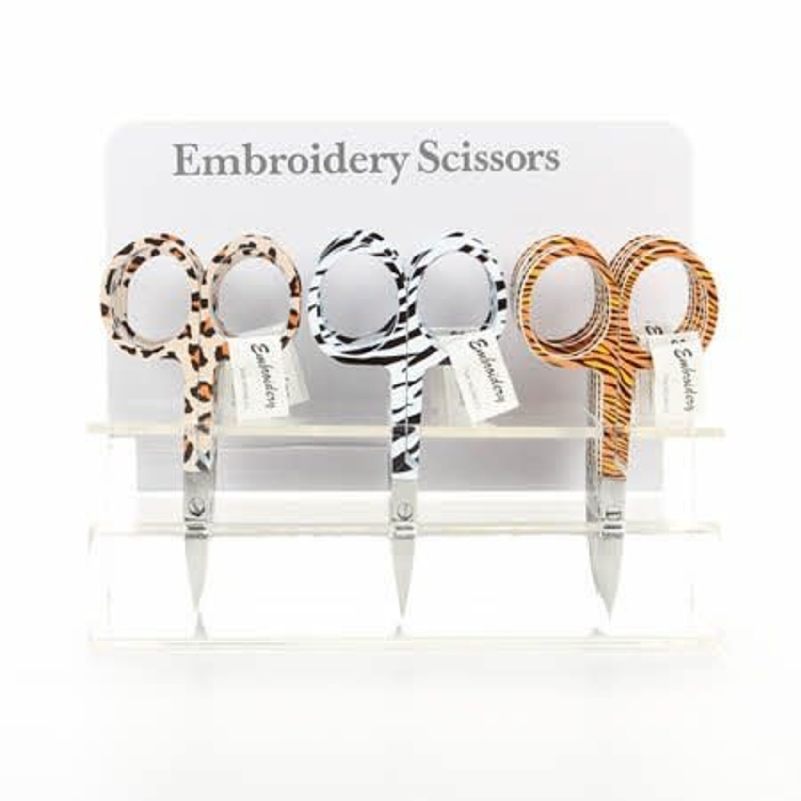 Allary Scissors Embroidery - Animal Print