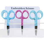 Allary Scissors Embroidery - Pinstripes