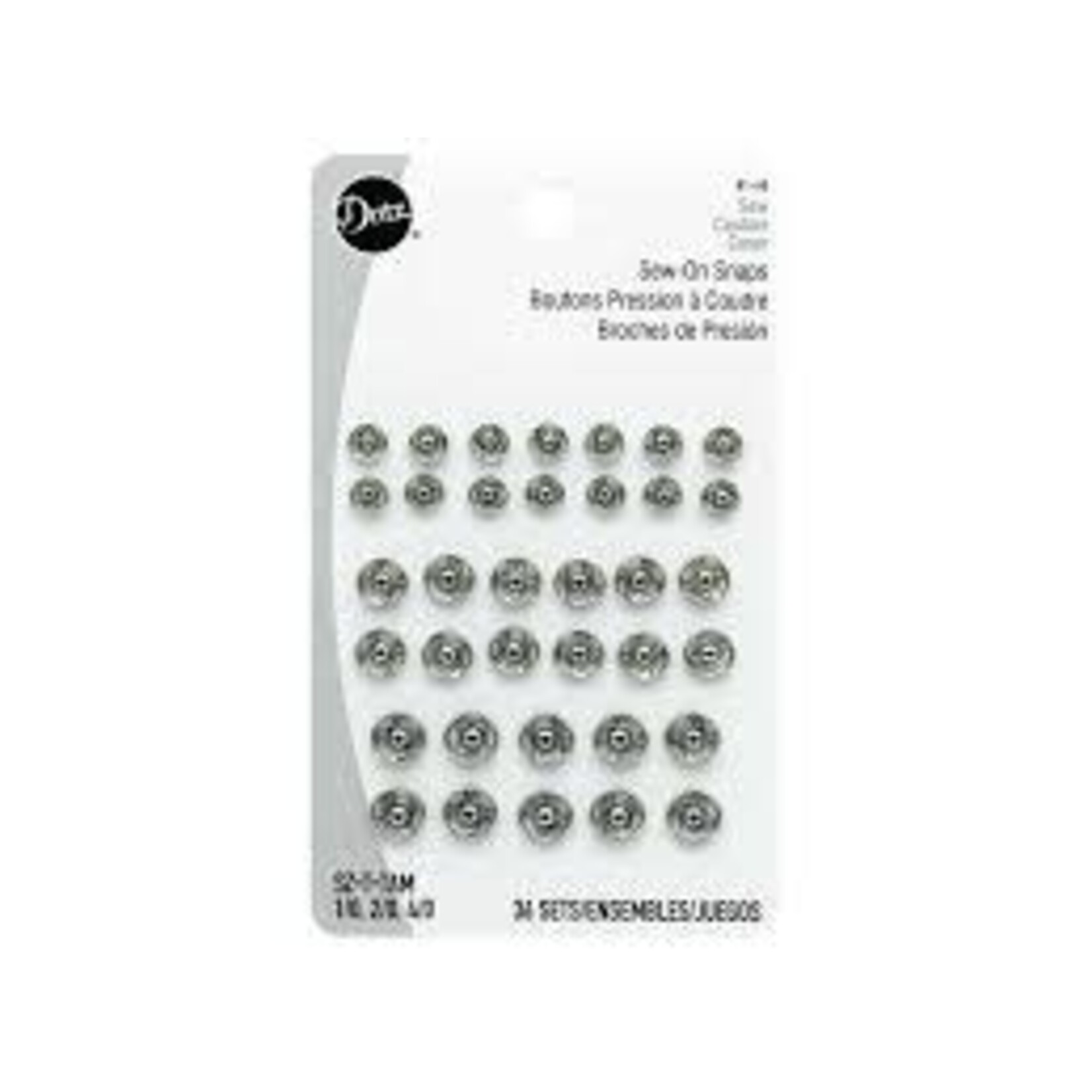 DRITZ NOTI SEW ON  SNAPS NICKEL ASSORTED