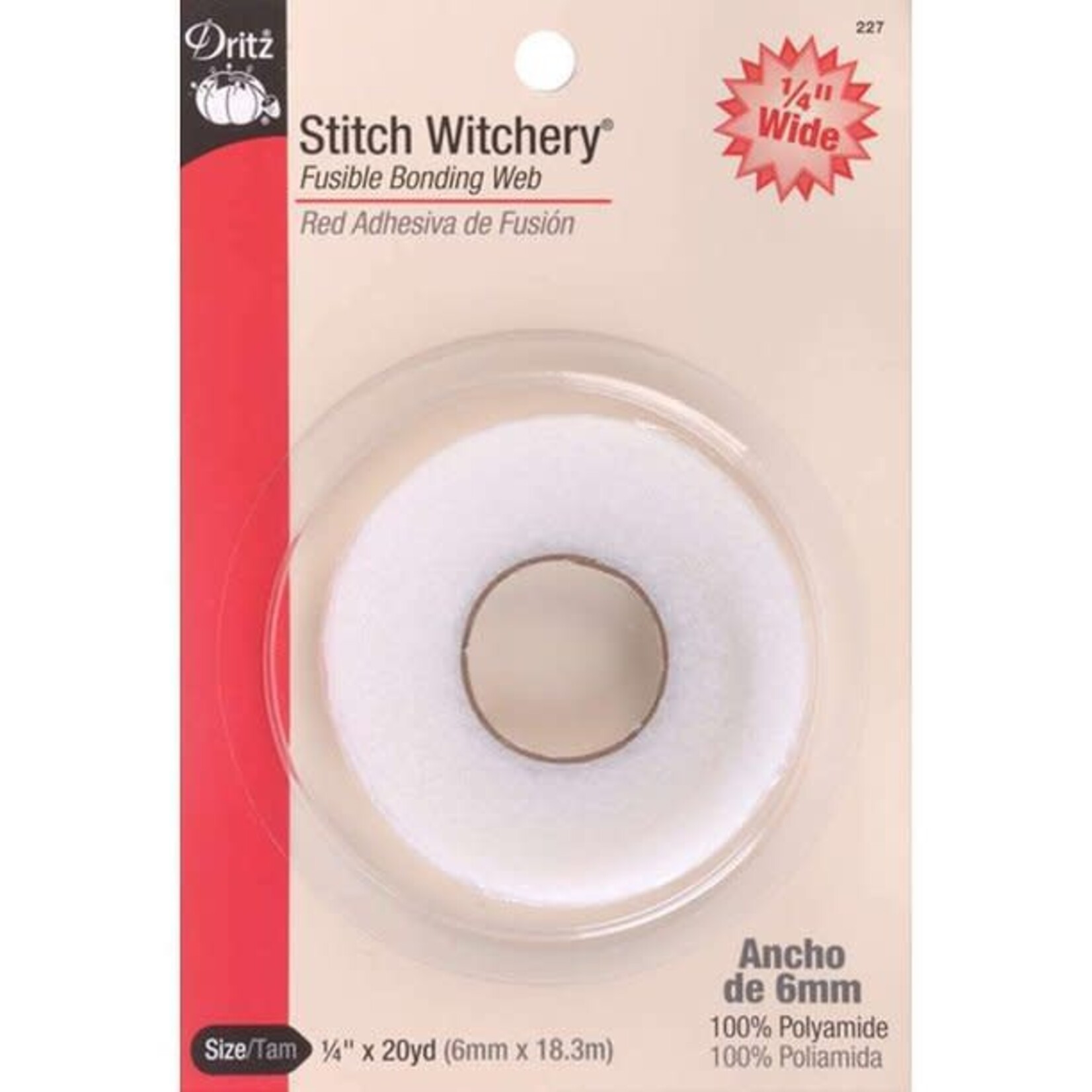Stitch Witchery Reg 1/4''X20Yds